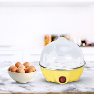 • جهاز سلق البيض 7 بيضات يعمل بالكهرباء - Electric 7-Egg Boiler